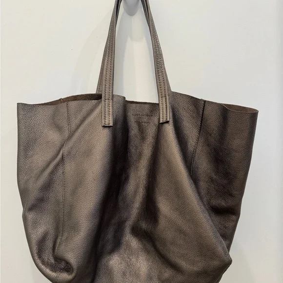 KURT GEIGER Metallic Leather Tote Bag - Picture 4 of 5